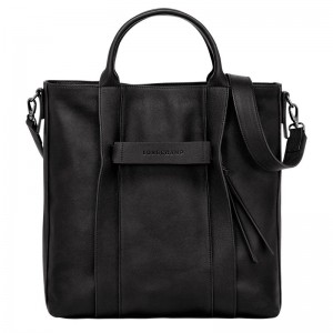 Longchamp 3D L Toteväska Dam Svarta | 7496-ADUWN