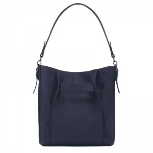 Longchamp 3D M Hobo Väska Dam Marinblå | 2416-BPZFV