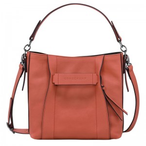 Longchamp 3D S Crossbody Väska Dam Orange | 6183-WDQCU