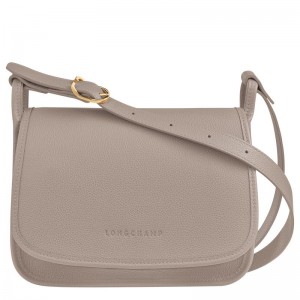 Longchamp Le Foulonné M Crossbody Väska Dam Grå | 4817-GPFQE