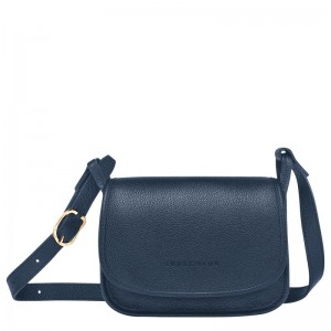 Longchamp Le Foulonné S Crossbody Väska Dam Marinblå | 6158-BUDRK