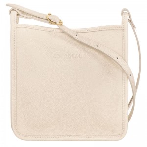 Longchamp Le Foulonné S Crossbody Väska Dam Vita | 9042-ICFQM