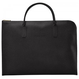 Longchamp Le Foulonné S Portfölj Dam Svarta | 1532-SQTDW