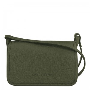 Longchamp Le Foulonné XS Clutch Dam Khaki | 7125-TLCOZ