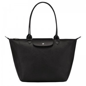 Longchamp Le Pliage City L Toteväska Dam Svarta | 0957-CNEHZ