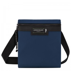 Longchamp Le Pliage Energy S Crossbody Väska Herr Marinblå | 4730-QBPYL