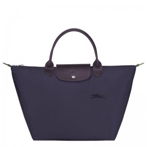 Longchamp Le Pliage Green M Handväska Dam Marinblå | 5083-LXEPR