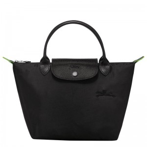 Longchamp Le Pliage Green S Handväska Dam Svarta | 3264-TQPOE