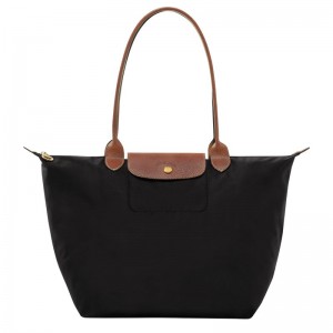 Longchamp Le Pliage Original L Toteväska Dam Svarta | 9342-JSTEW