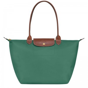 Longchamp Le Pliage Original L Toteväska Dam Olivgröna | 3407-ISDTU