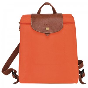 Longchamp Le Pliage Original M Ryggsäckar Dam Orange | 1860-ZNBWJ