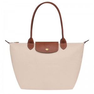 Longchamp Le Pliage Original M Toteväska Dam Vita | 0146-XHLCY