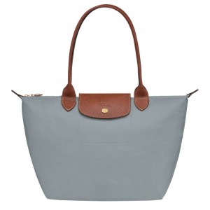 Longchamp Le Pliage Original M Toteväska Dam Grå | 6587-HNTAP