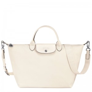 Longchamp Le Pliage Xtra L Handväska Dam Vita | 4310-PWXCO