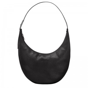 Longchamp Roseau Essential L Axelväska Dam Svarta | 5283-NULGK