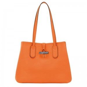 Longchamp Roseau Essential M Toteväska Dam Orange | 6351-JNUIK