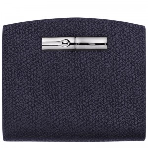 Longchamp Roseau Plånbok Dam Marinblå | 3701-BDPZM