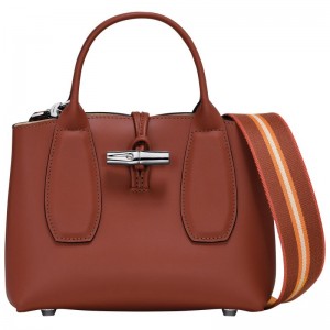 Longchamp Roseau S Handväska Dam Bruna | 9428-OXGWM