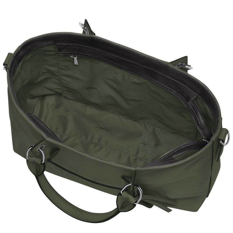 Longchamp 3D L Handväska Dam Khaki | 2507-OPXID