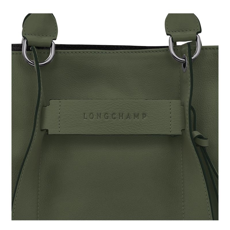 Longchamp 3D L Handväska Dam Khaki | 2507-OPXID