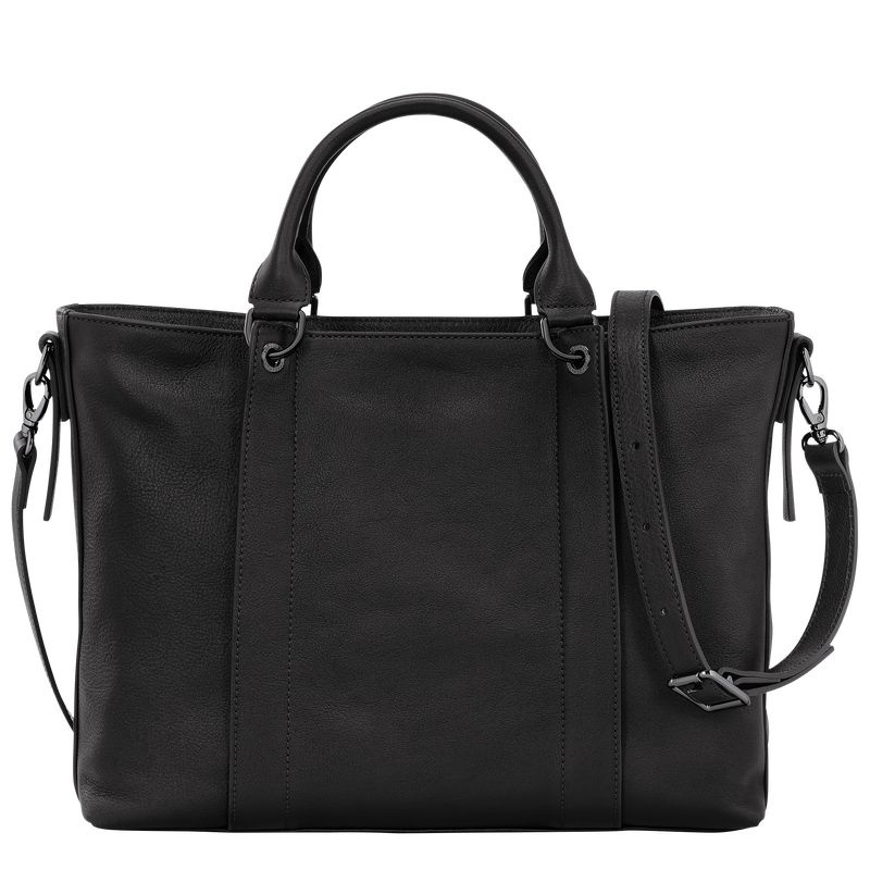 Longchamp 3D L Handväska Dam Svarta | 9153-IWLQC