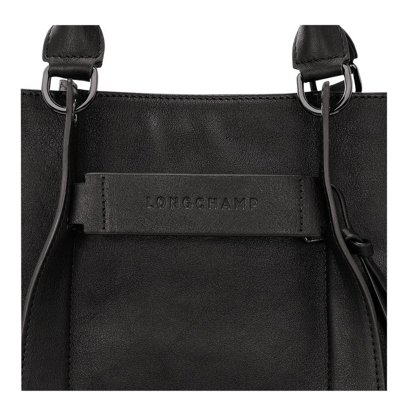 Longchamp 3D L Handväska Dam Svarta | 9153-IWLQC