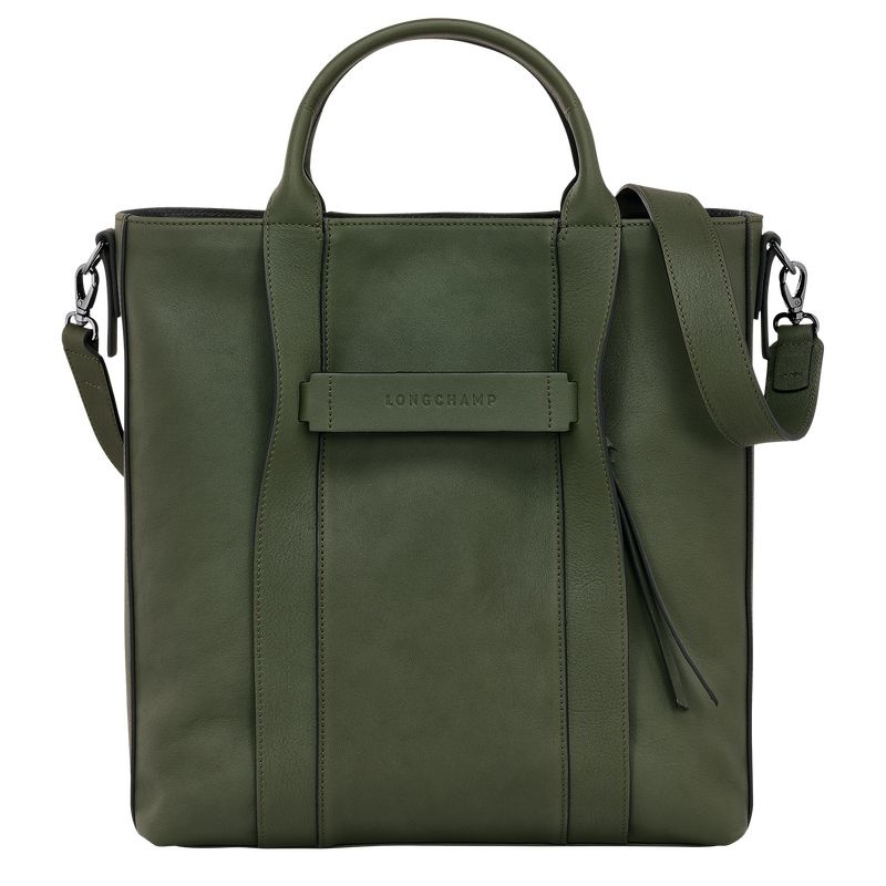 Longchamp 3D L Toteväska Dam Khaki | 5083-SQIEZ