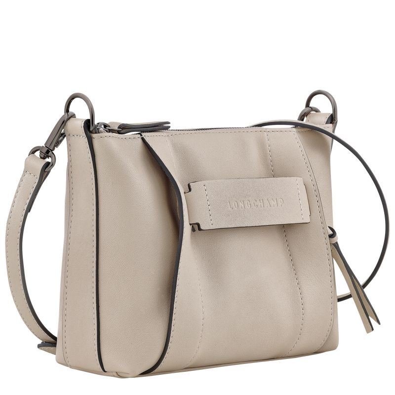 Longchamp 3D S Crossbody Väska Dam Beige | 0912-GXUVS