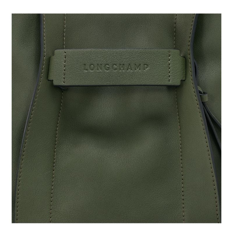 Longchamp 3D S Crossbody Väska Dam Khaki | 6042-LHYGR