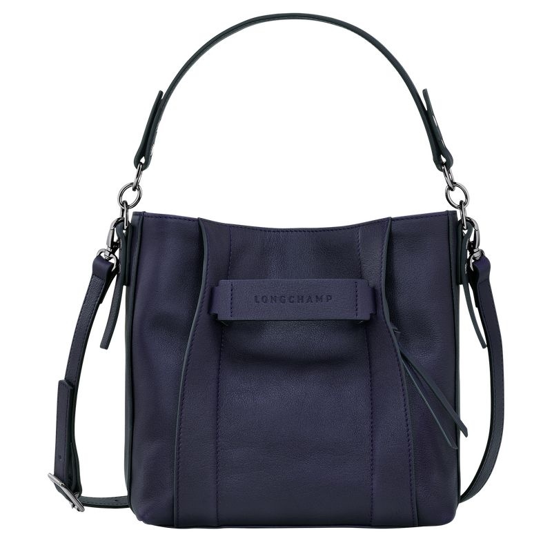 Longchamp 3D S Crossbody Väska Dam Marinblå | 2468-KNCQM