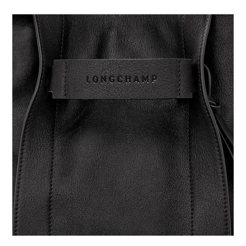 Longchamp 3D S Crossbody Väska Dam Svarta | 7582-IBUMC