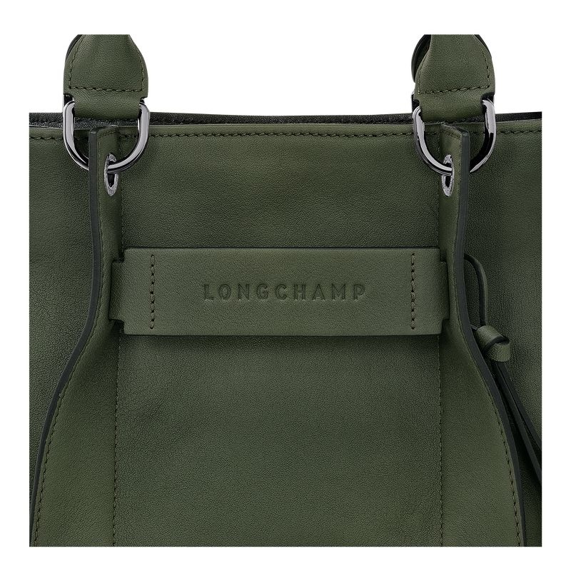 Longchamp 3D S Handväska Dam Khaki | 4297-PLDRE