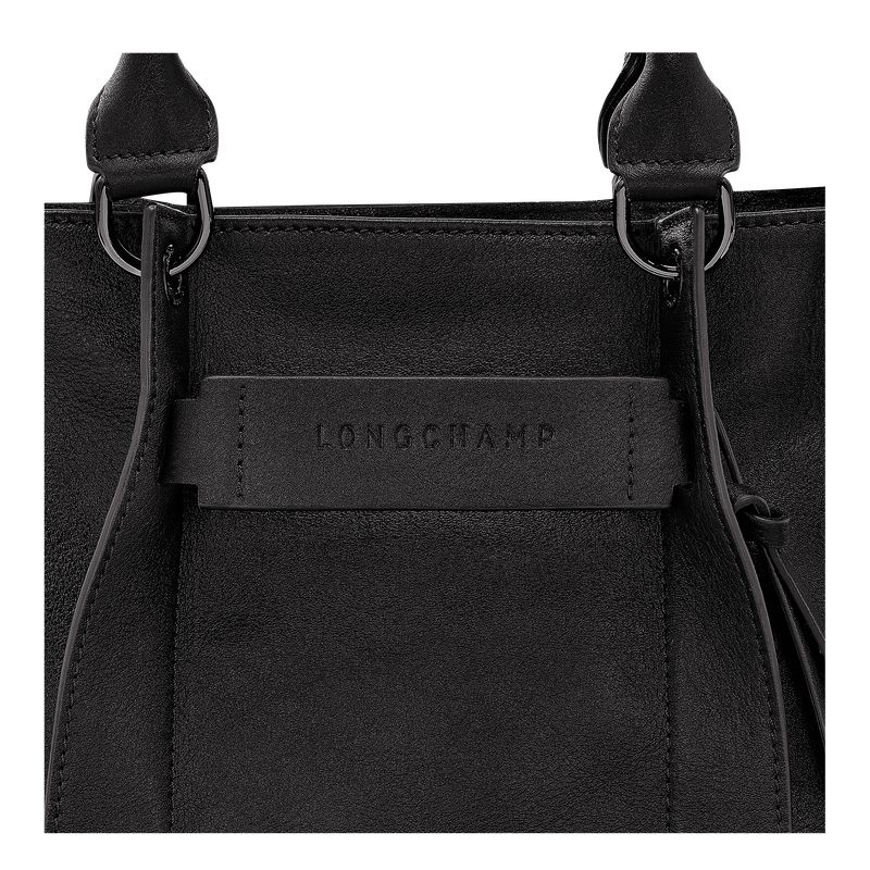 Longchamp 3D S Handväska Dam Svarta | 1508-ZCEDL