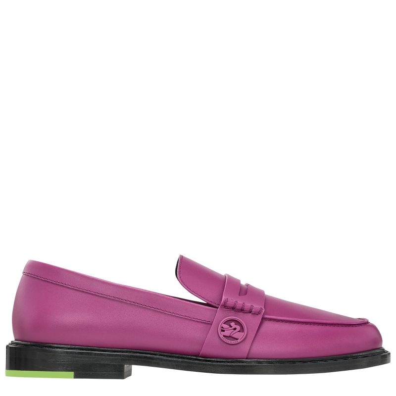 Longchamp Box-Trot Loafers Dam Lila | 2608-XNSAW