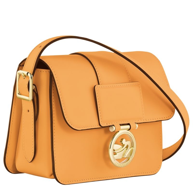 Longchamp Box-Trot S Crossbody Väska Dam Aprikos | 6743-BRUCQ