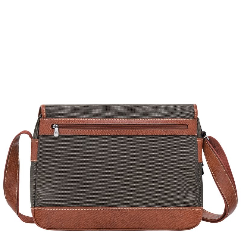 Longchamp Boxford L Crossbody Väska Herr Bruna | 5403-HULNV