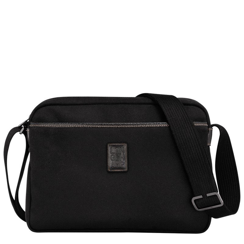 Longchamp Boxford M Crossbody Väska Herr Svarta | 6195-IYMCR