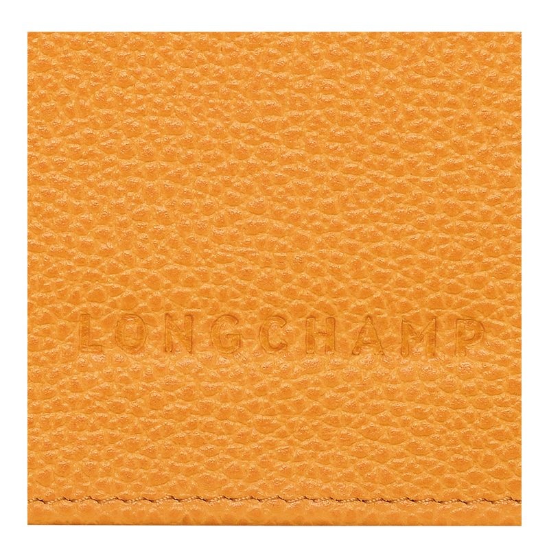 Longchamp Le Foulonné Continental Plånbok Dam Aprikos | 7643-QFXJM