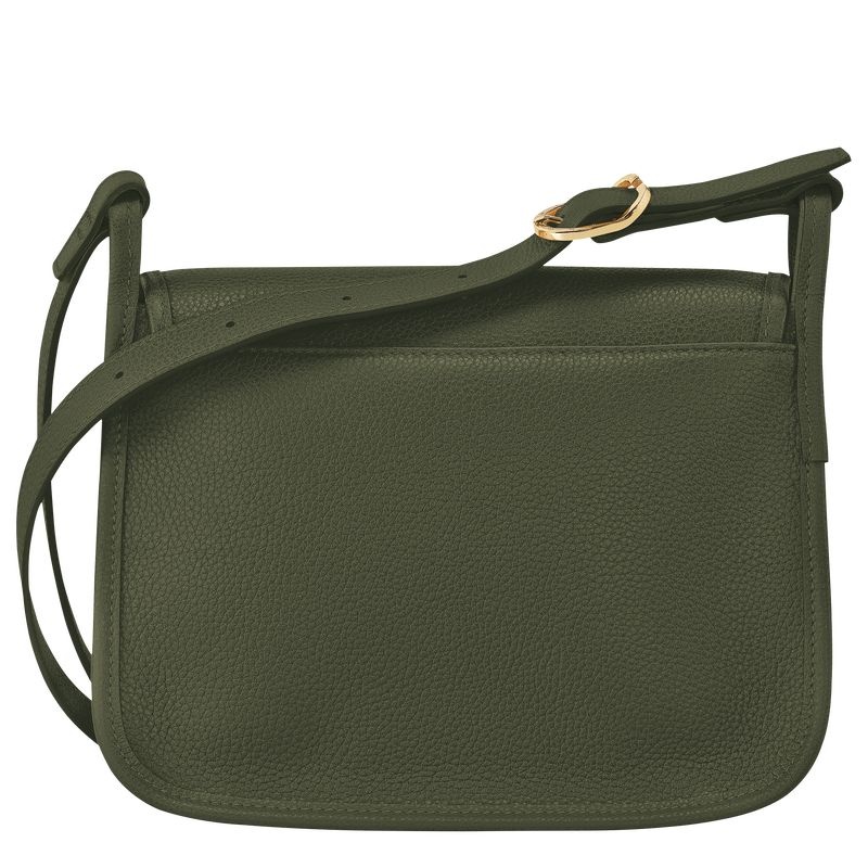 Longchamp Le Foulonné M Crossbody Väska Dam Khaki | 5842-IPANY