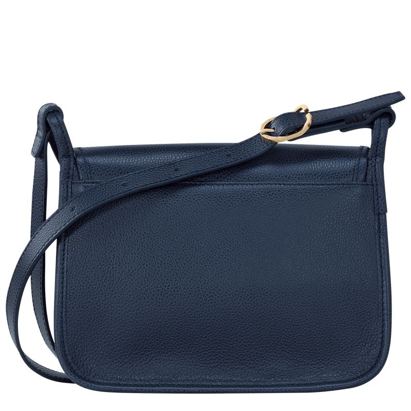 Longchamp Le Foulonné M Crossbody Väska Dam Marinblå | 7386-MYHSG