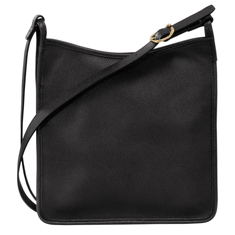 Longchamp Le Foulonné M Crossbody Väska Dam Svarta | 6289-TNHLQ