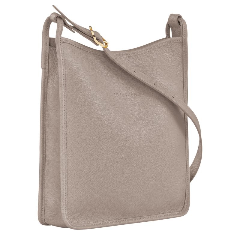 Longchamp Le Foulonné M Crossbody Väska Dam Grå | 8726-SGTRP