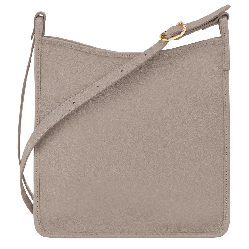 Longchamp Le Foulonné M Crossbody Väska Dam Grå | 8726-SGTRP