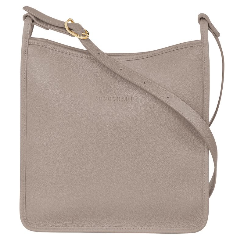 Longchamp Le Foulonné M Crossbody Väska Dam Grå | 8726-SGTRP