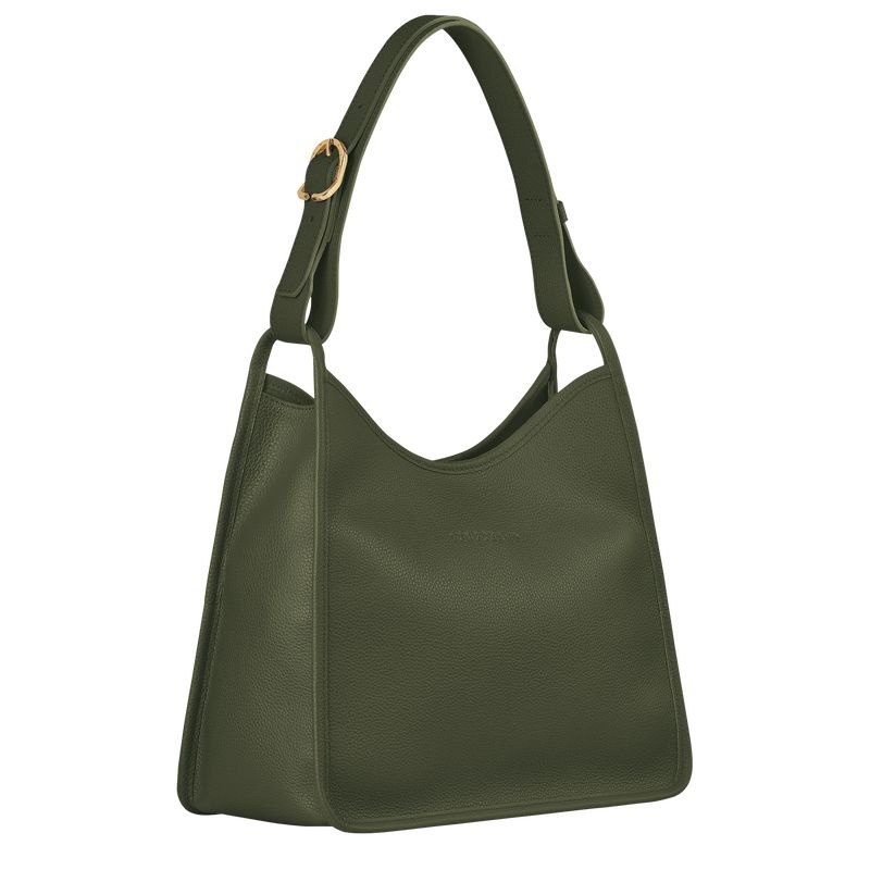 Longchamp Le Foulonné M Hobo Väska Dam Khaki | 2764-HLUFE