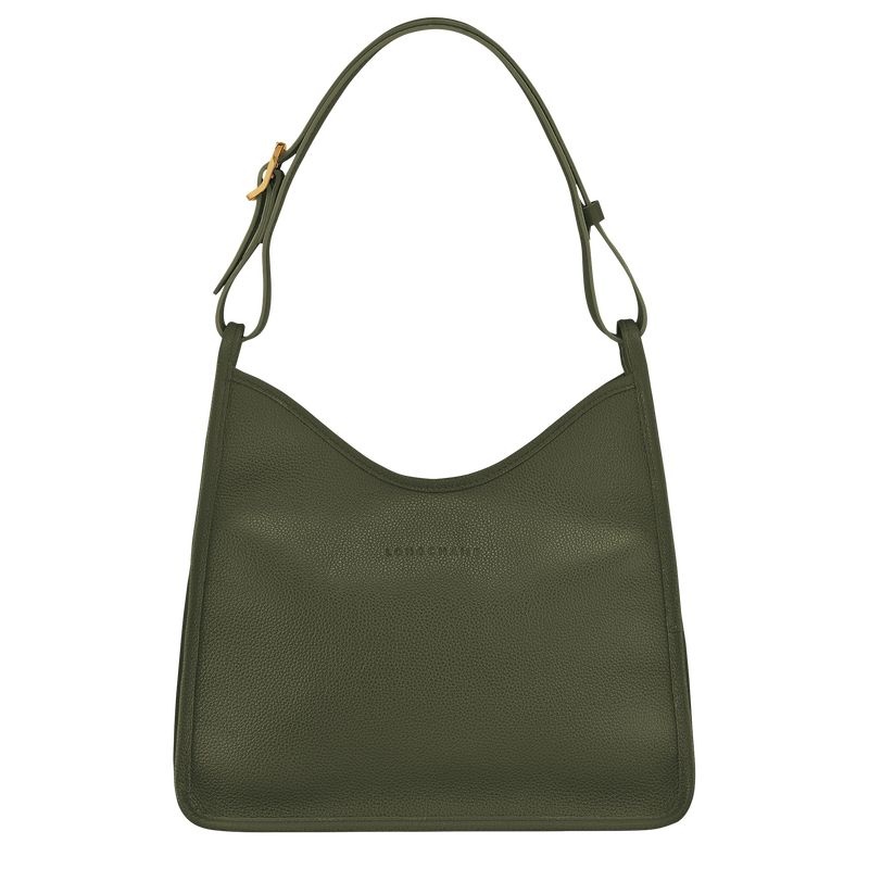 Longchamp Le Foulonné M Hobo Väska Dam Khaki | 2764-HLUFE