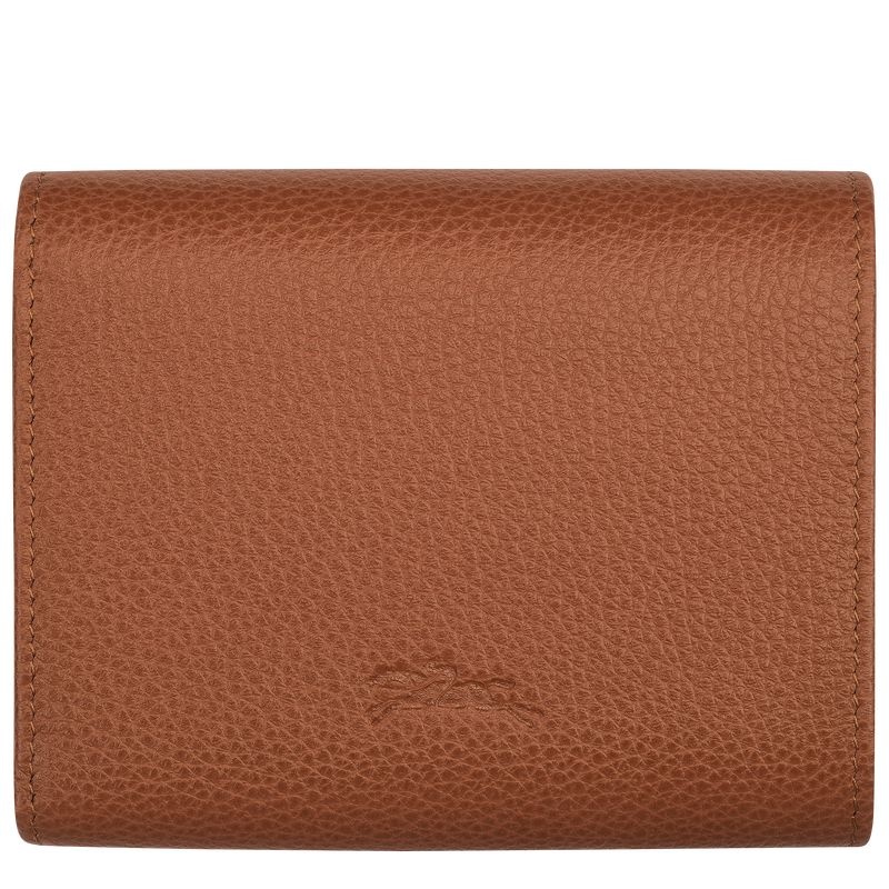 Longchamp Le Foulonné Plånbok Dam Bruna | 8296-VZRMF