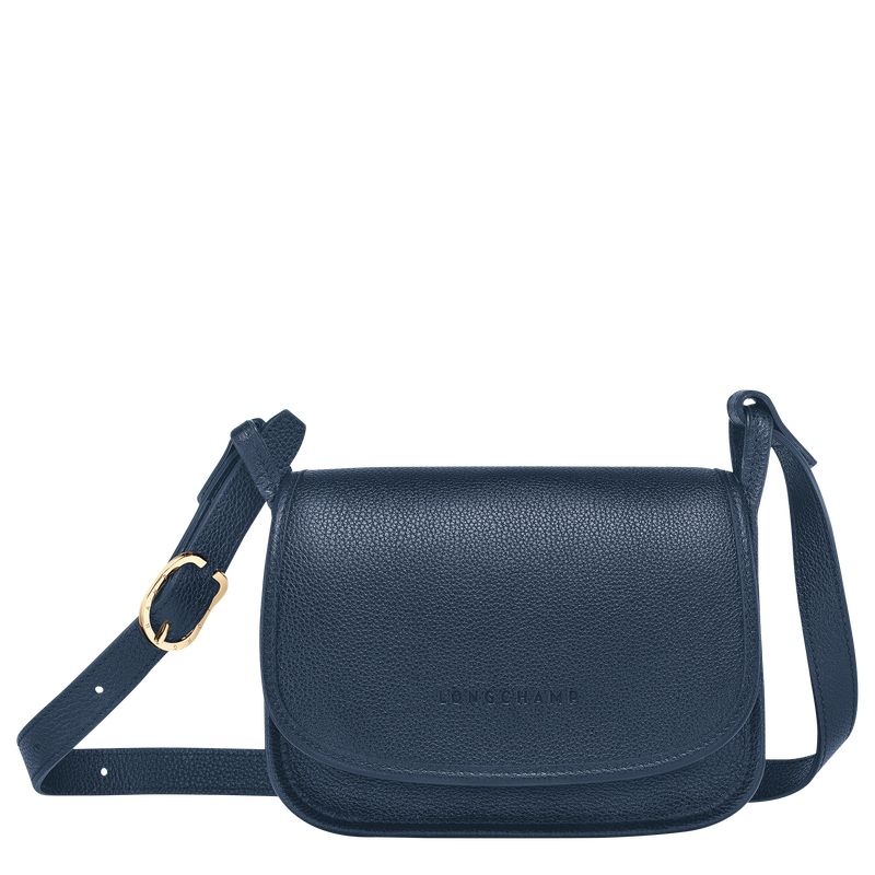 Longchamp Le Foulonné S Crossbody Väska Dam Marinblå | 6158-BUDRK