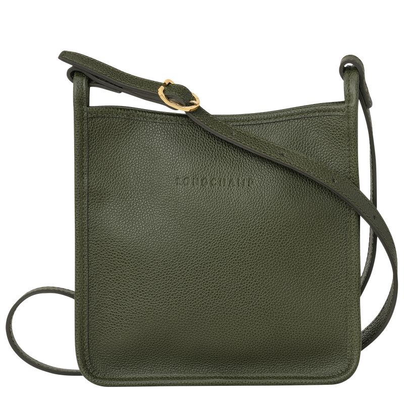 Longchamp Le Foulonné S Crossbody Väska Dam Khaki | 2415-TADYG