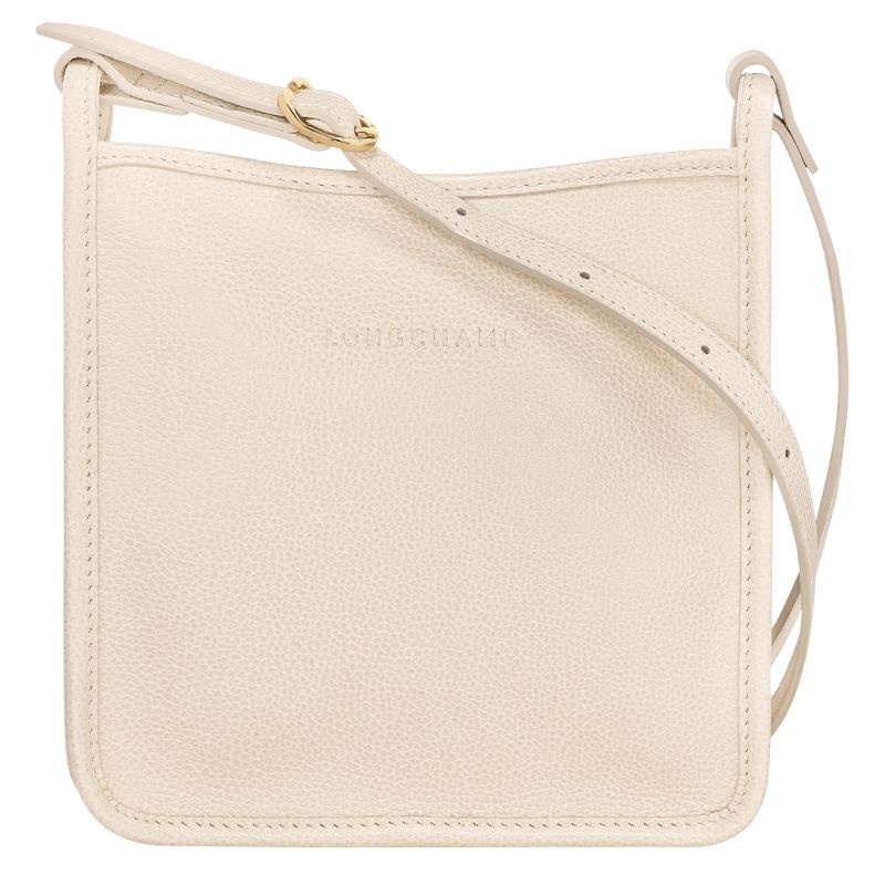 Longchamp Le Foulonné S Crossbody Väska Dam Vita | 9042-ICFQM